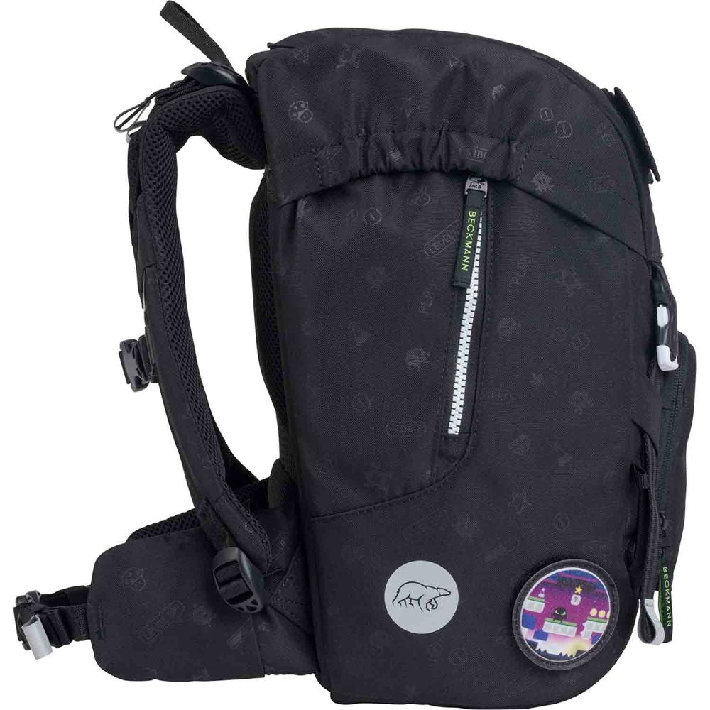 Beckmann Classic Pixel Schulrucksack Set 6tlg.