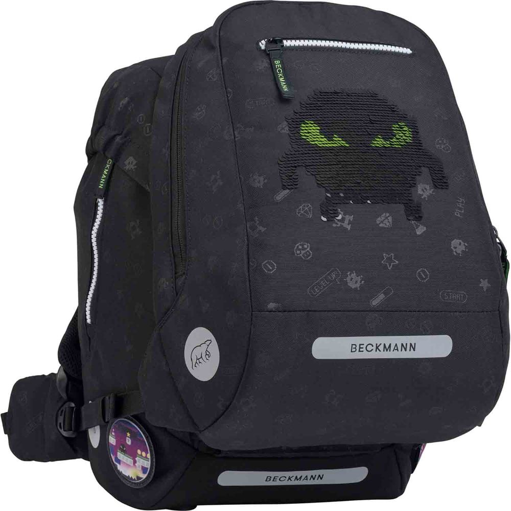 Beckmann Classic Pixel Schulrucksack Set 6tlg.