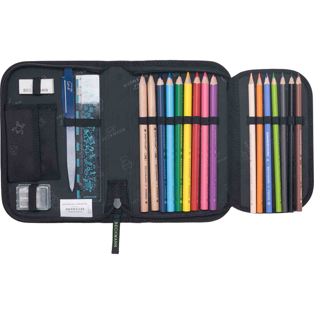 Beckmann Classic Pixel Schulrucksack Set 6tlg.