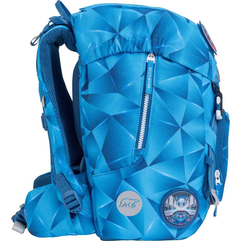 Beckmann Classic Blue Lightning Schulrucksack Set 8tlg.