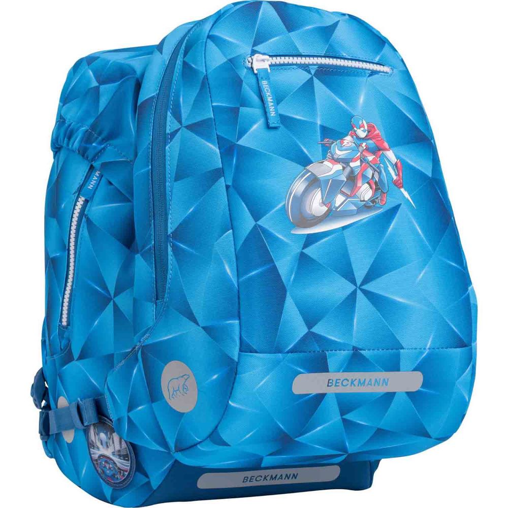 Beckmann Classic Blue Lightning Schulrucksack Set 6tlg.