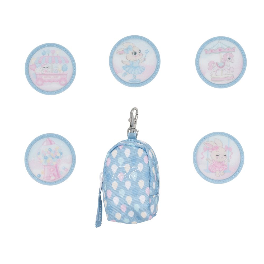 Beckmann Mini Rucksack Blue Bunny Buttons