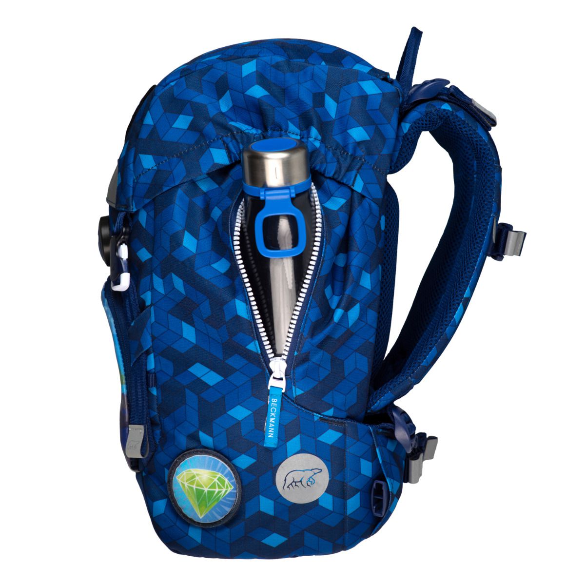 Beckmann Classic 22 Diamond Hunter Schulrucksack Set 3tlg.