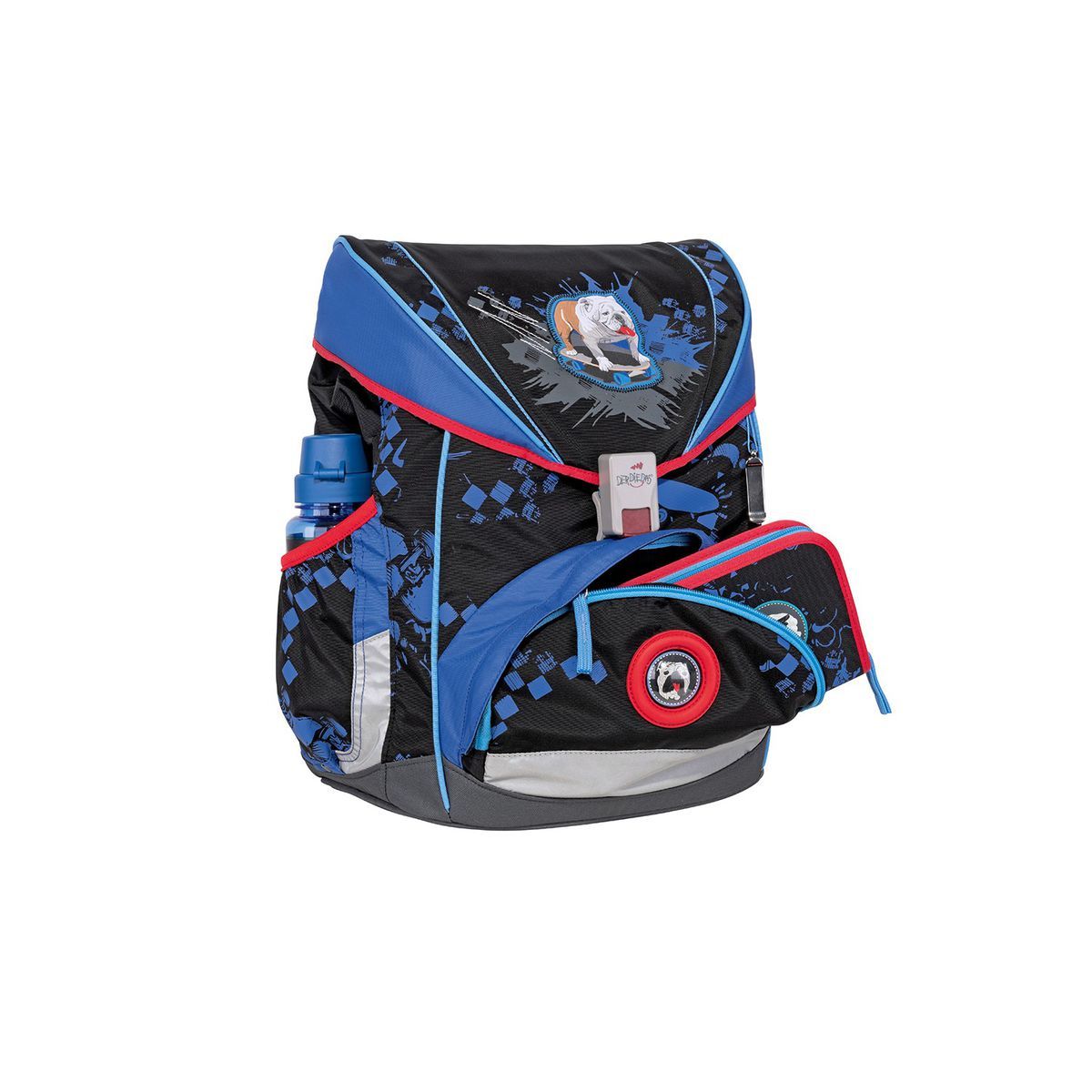 DerDieDas ErgoFlex Skate Dog Schulrucksack Set 5tlg.