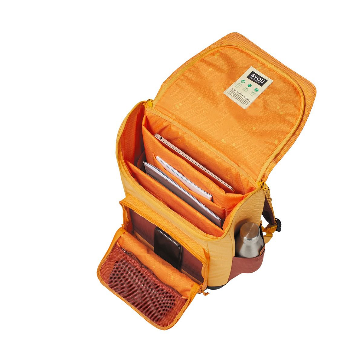 4YOU Bees Orange Rucksack