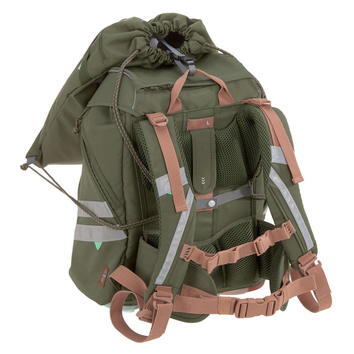 Lässig Flexy Unique Olive Schulrucksack Set 7tlg.