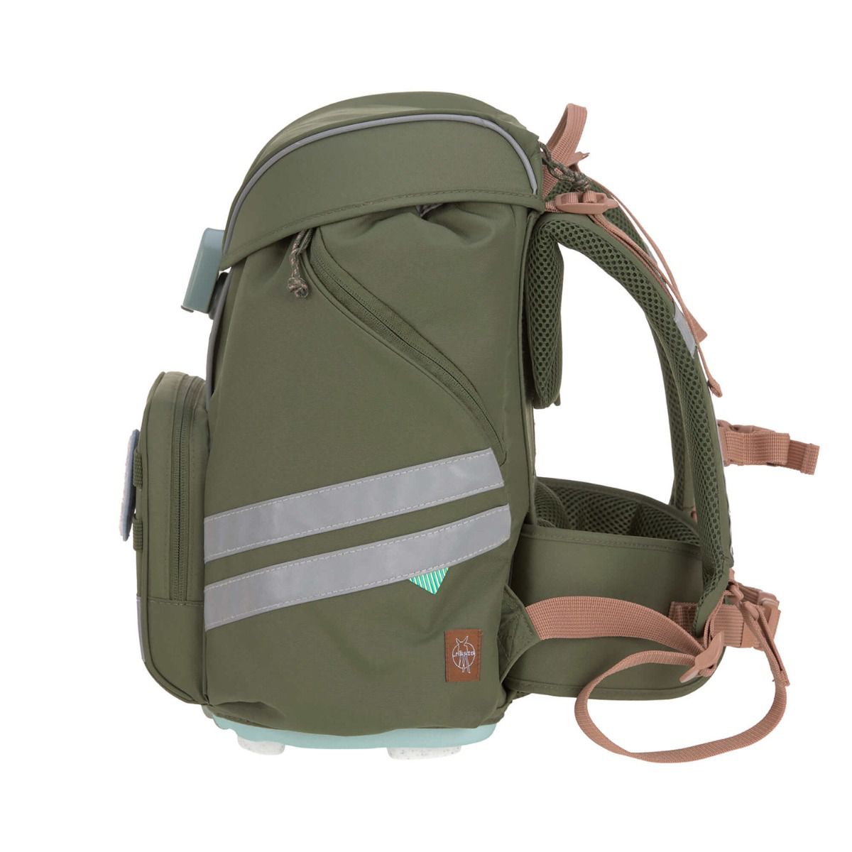 Lässig Flexy Unique Olive Schulrucksack Set 7tlg.