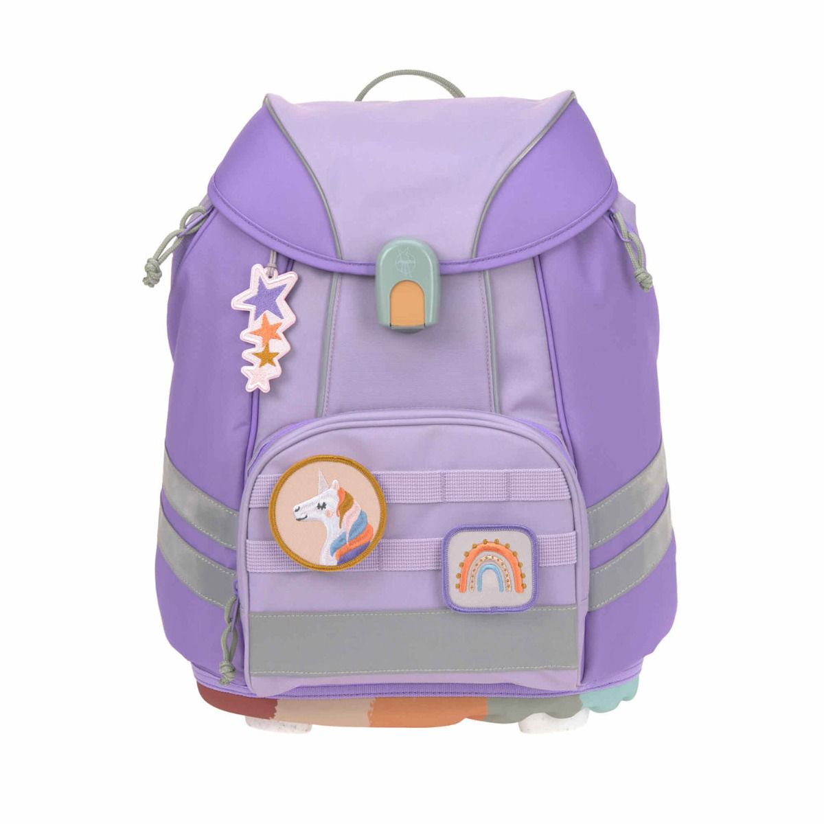 Lässig Flexy Unique Violet Lavender Schulrucksack Set 7tlg.