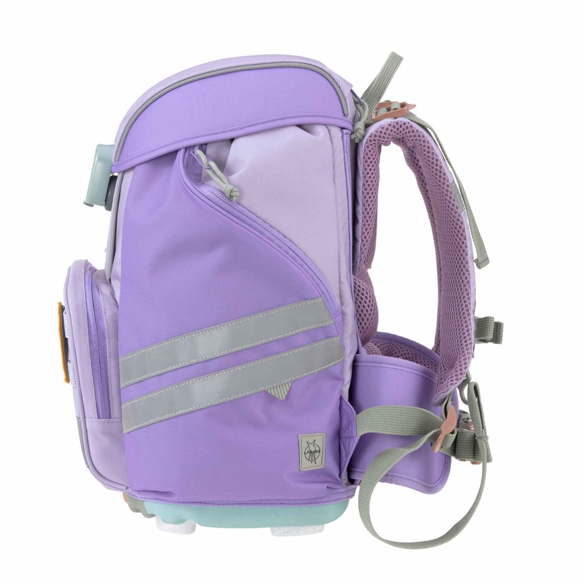 Lässig Flexy Unique Violet Lavender Schulrucksack Set 7tlg.