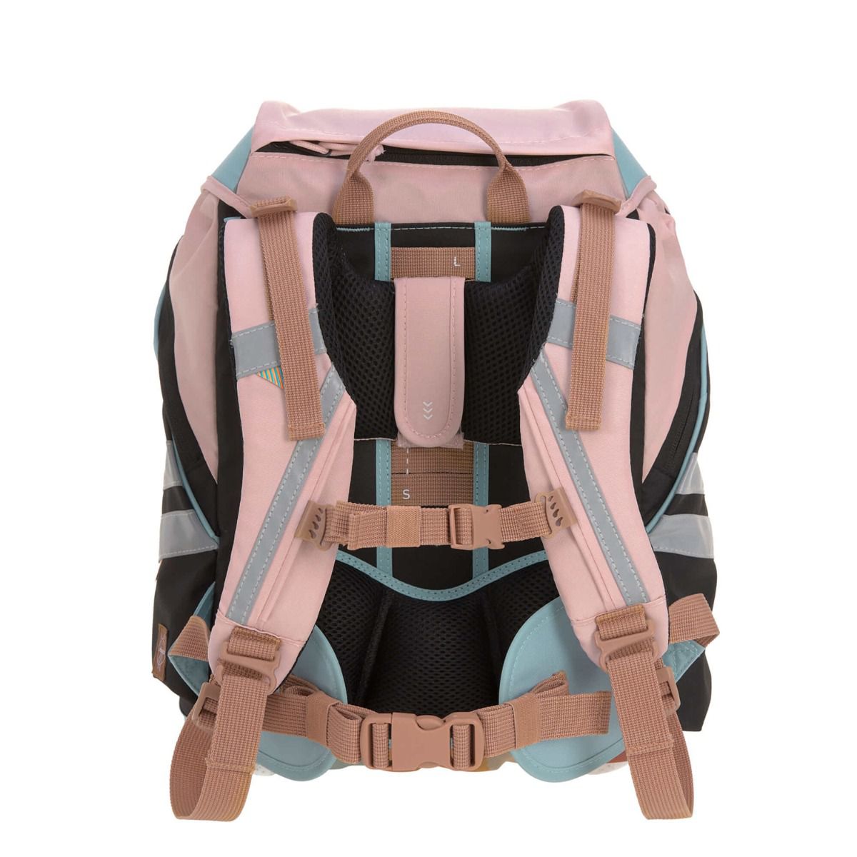 Lässig Flexy Unique Rose Blue Black Schulrucksack Set 7tlg.