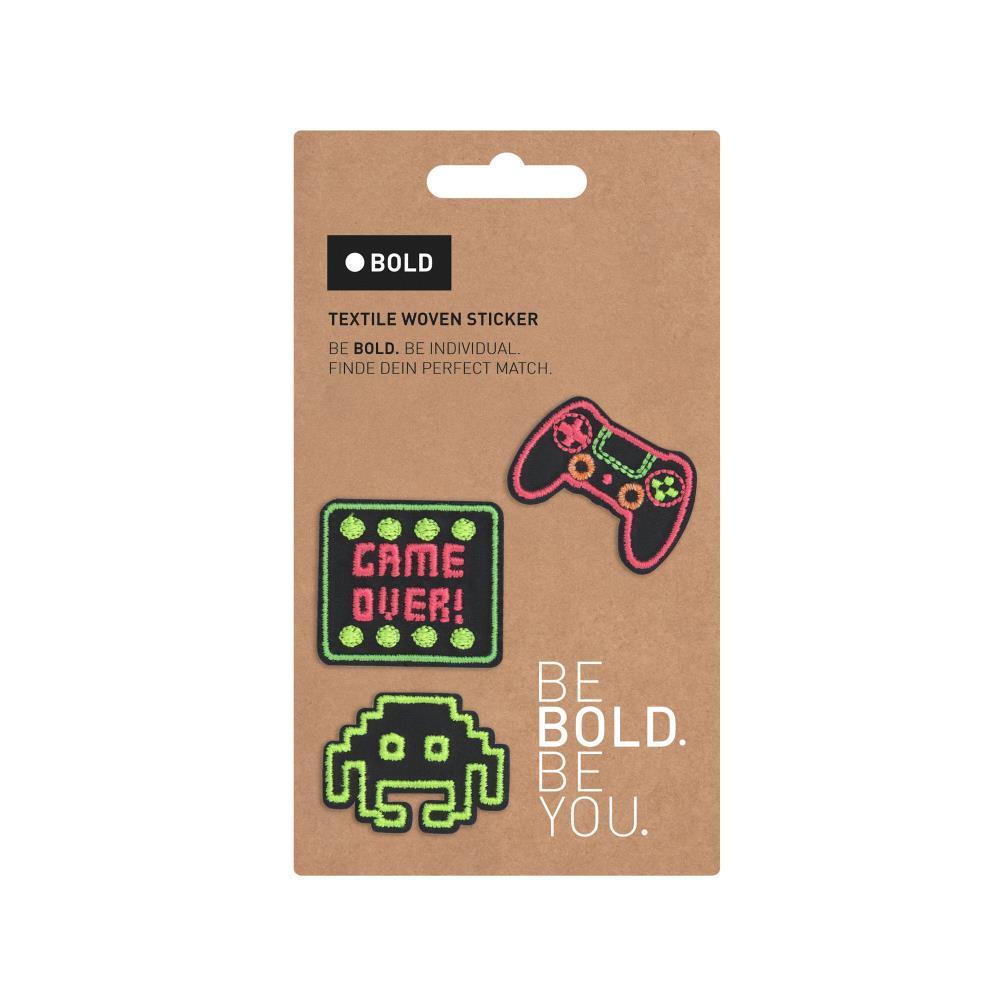 Lässig Gaming Textil Sticker 3tlg.