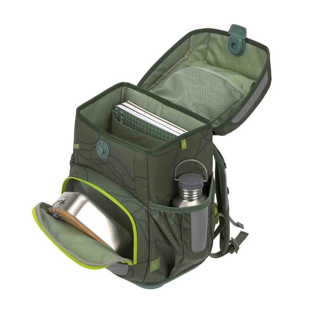Lässig Light Unique Jungle Green Schulranzen Set 6tlg.
