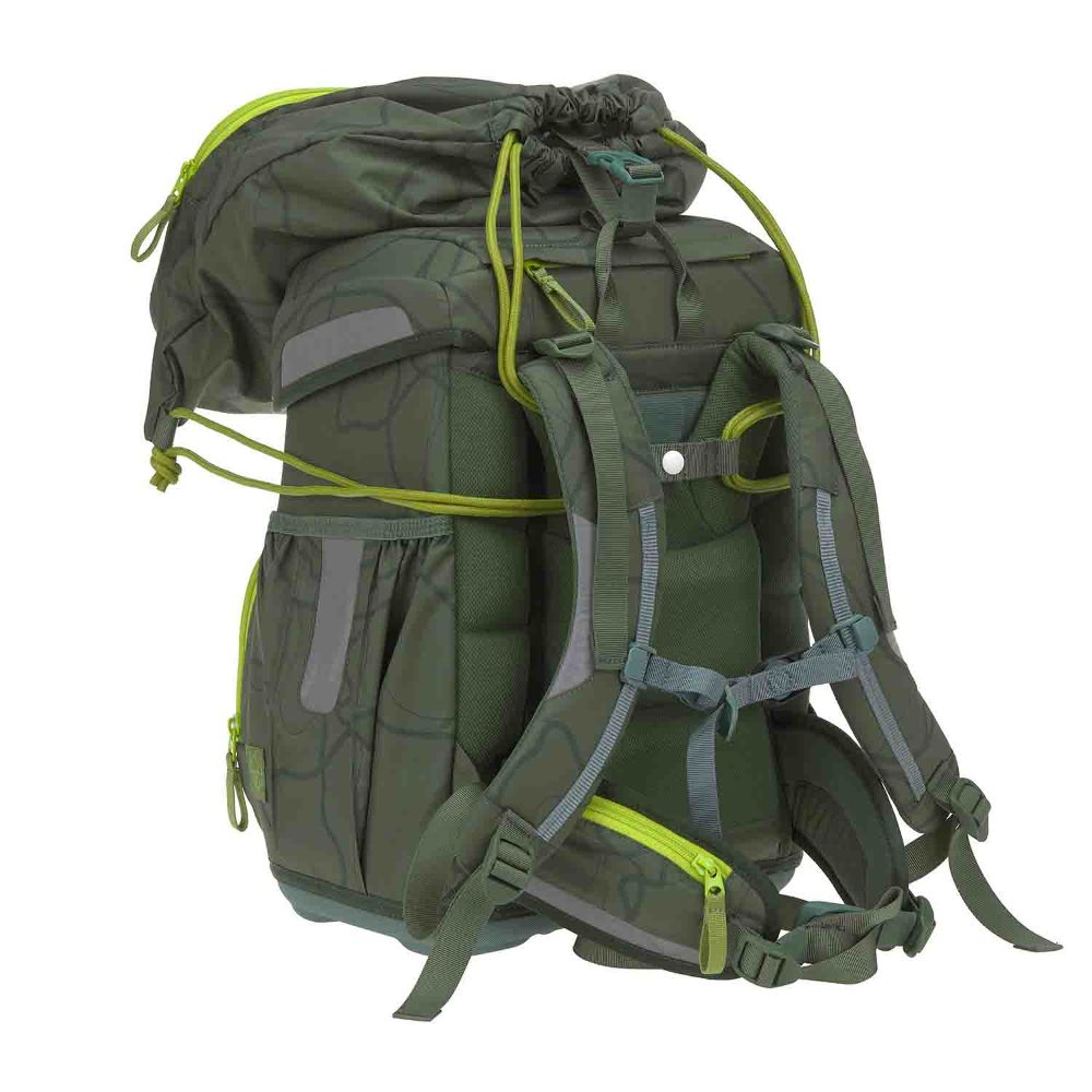 Lässig Light Unique Jungle Green Schulranzen Set 6tlg.