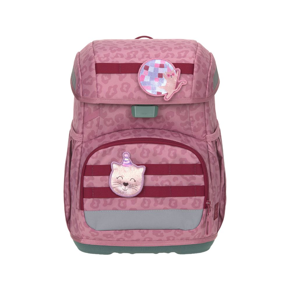 Lässig Light Unique Leopard Pink-Lilac Schulranzen 6tlg.