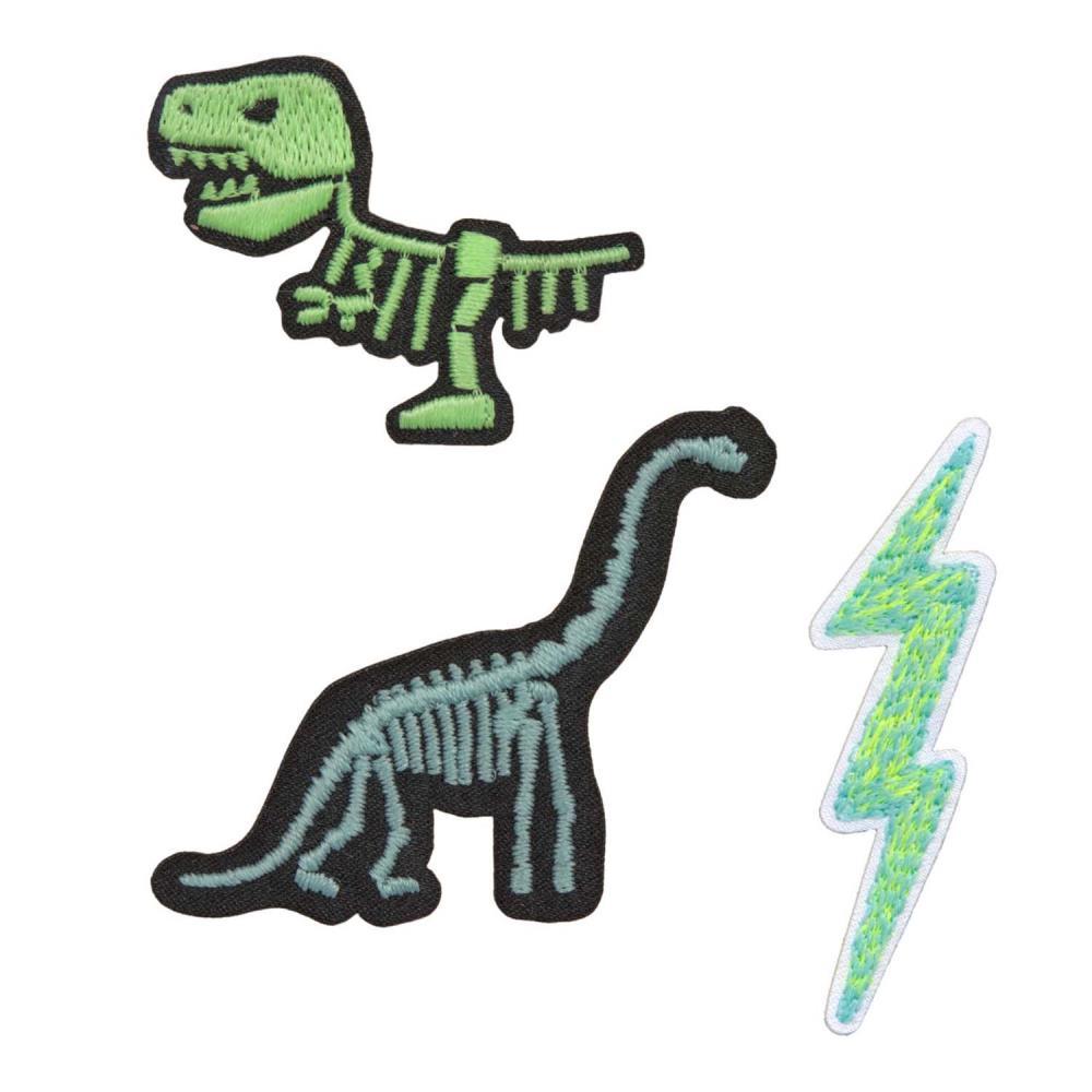 Lässig Dino Textil Sticker 3tlg.