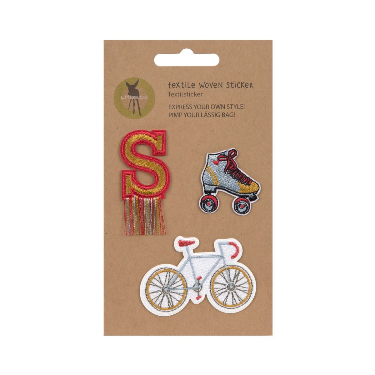 Lässig Bike Textil Sticker 3tlg.