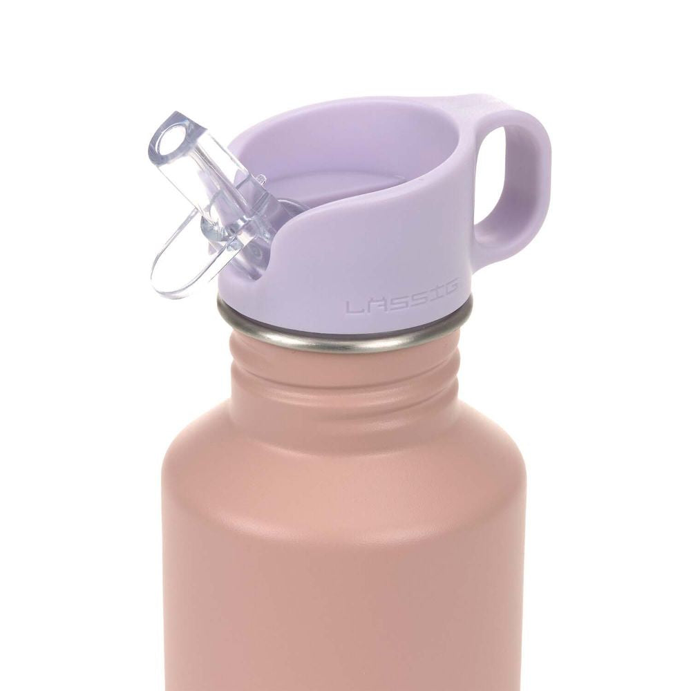 Lässig Trinkflasche 0,5 Liter Edelstahl Party Rose Lilac