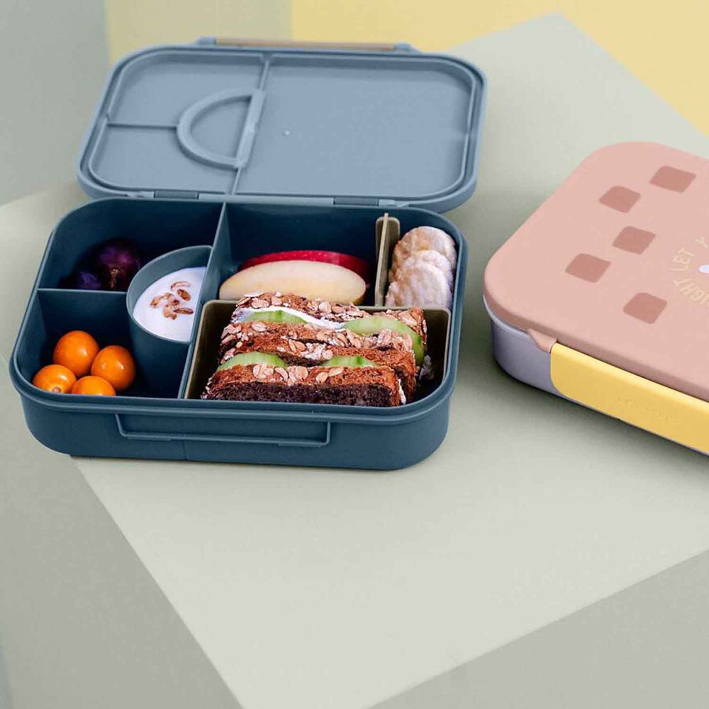 Lässig Bento Lunchbox Pattern Party Blue Green