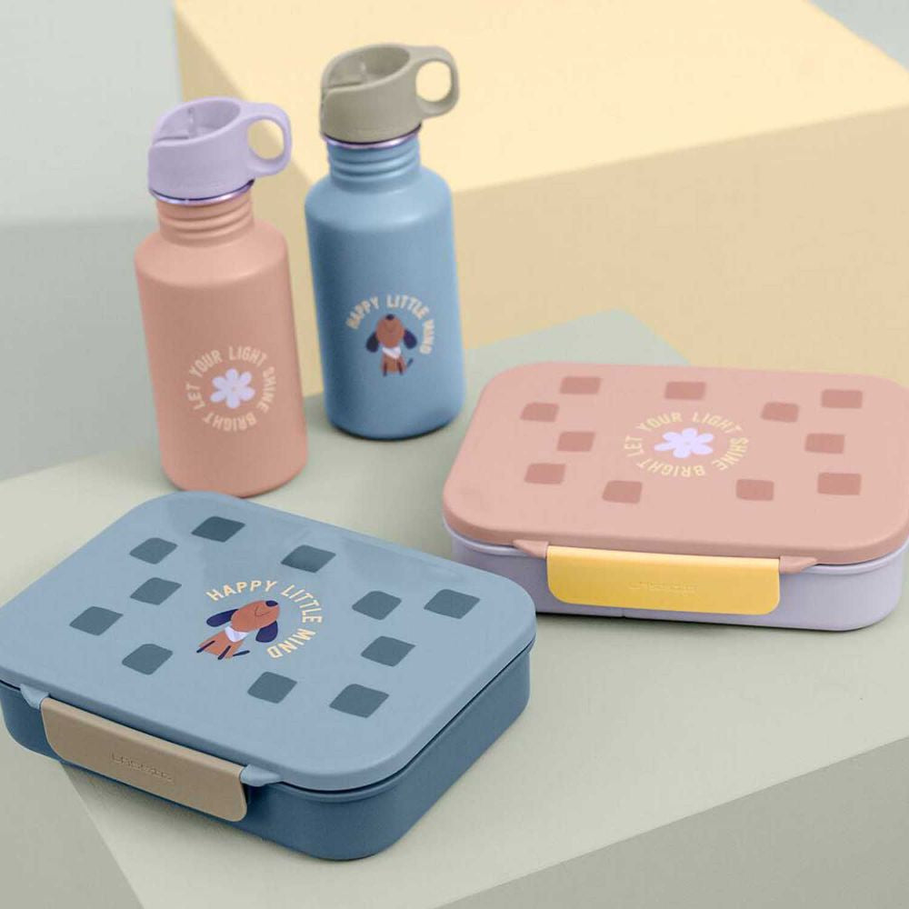 Lässig Bento Lunchbox Pattern Party Rose Lilac