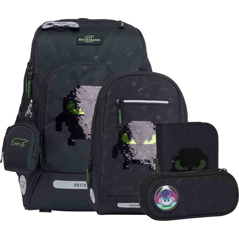 Beckmann Active Air FLX Pixel Schulrucksack Set 6tlg.