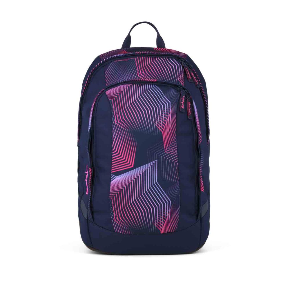 Satch Air Seismic Pink Schulrucksack Set 3tlg.
