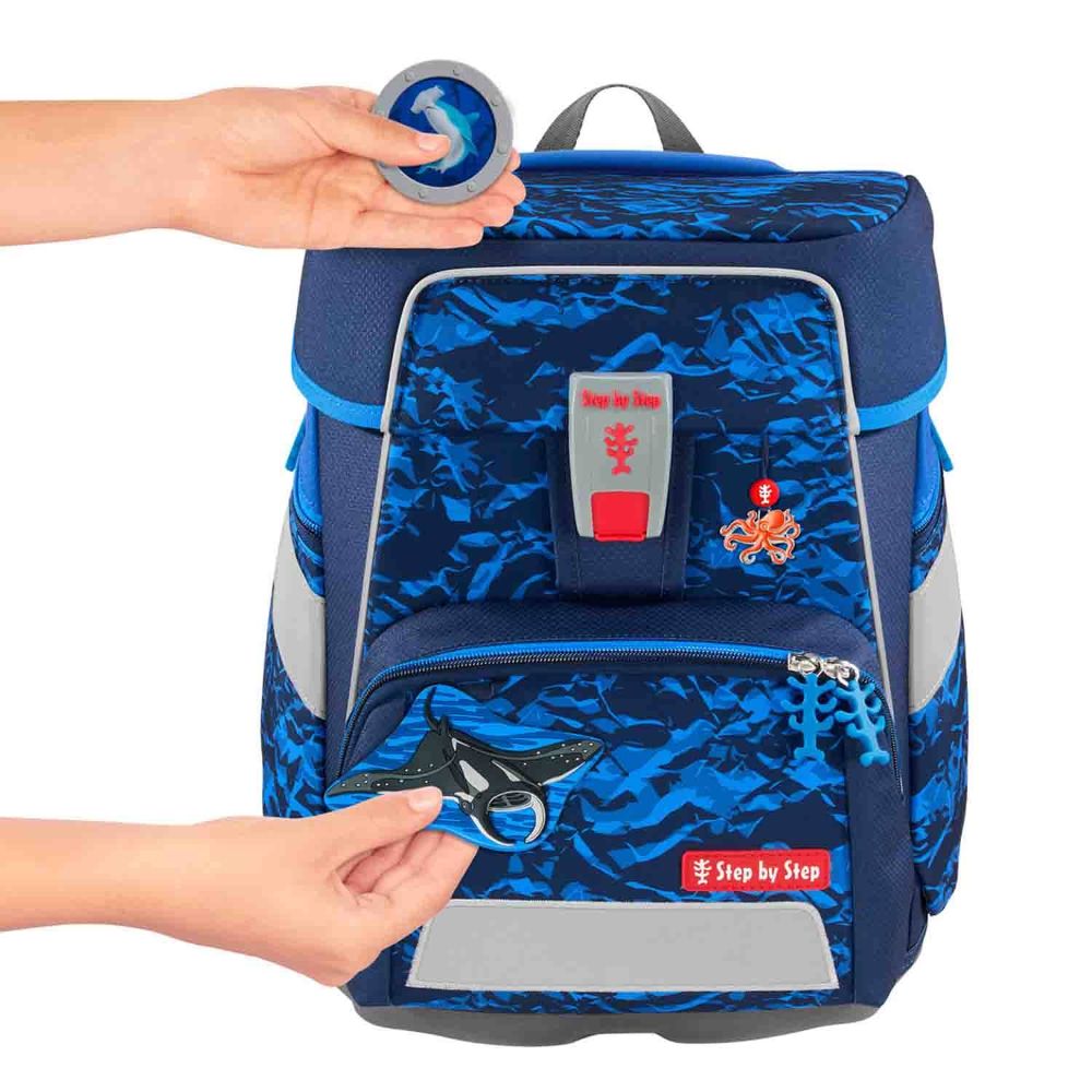 Step by Step Space Manta Rio Schulranzen Set 5tlg.