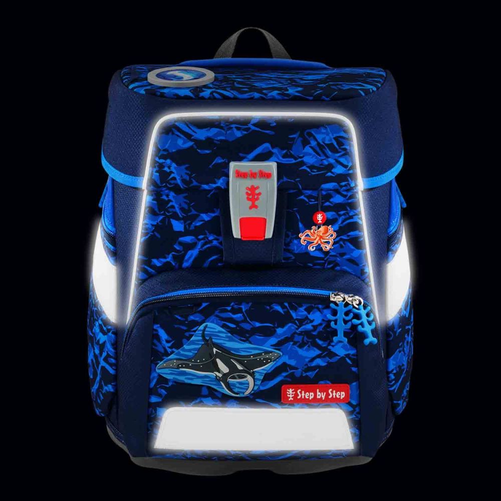 Step by Step Space Manta Rio Schulranzen Set 5tlg.