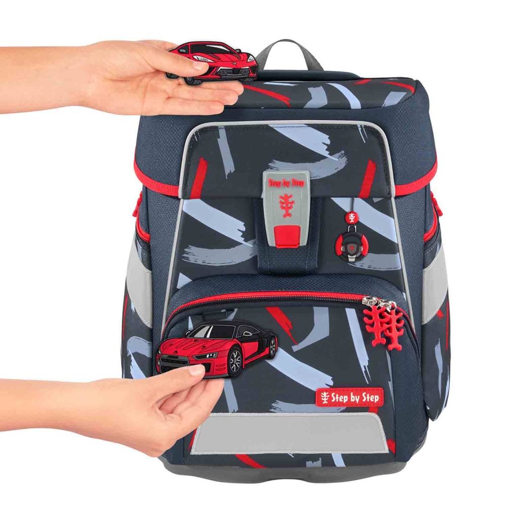 Step by Step Space Sports Car Mick Schulranzen Set 5tlg.