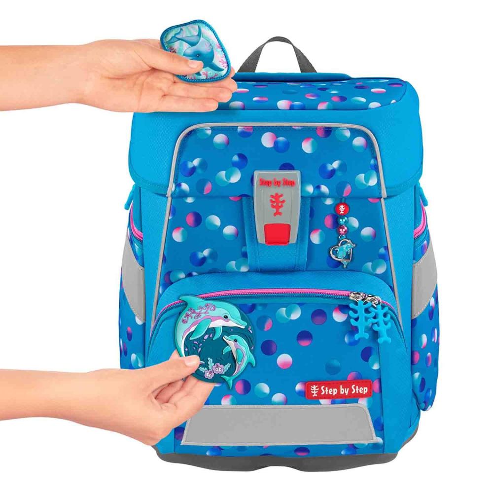 Step by Step Space Dolphin Finja Schulranzen Set 5tlg.