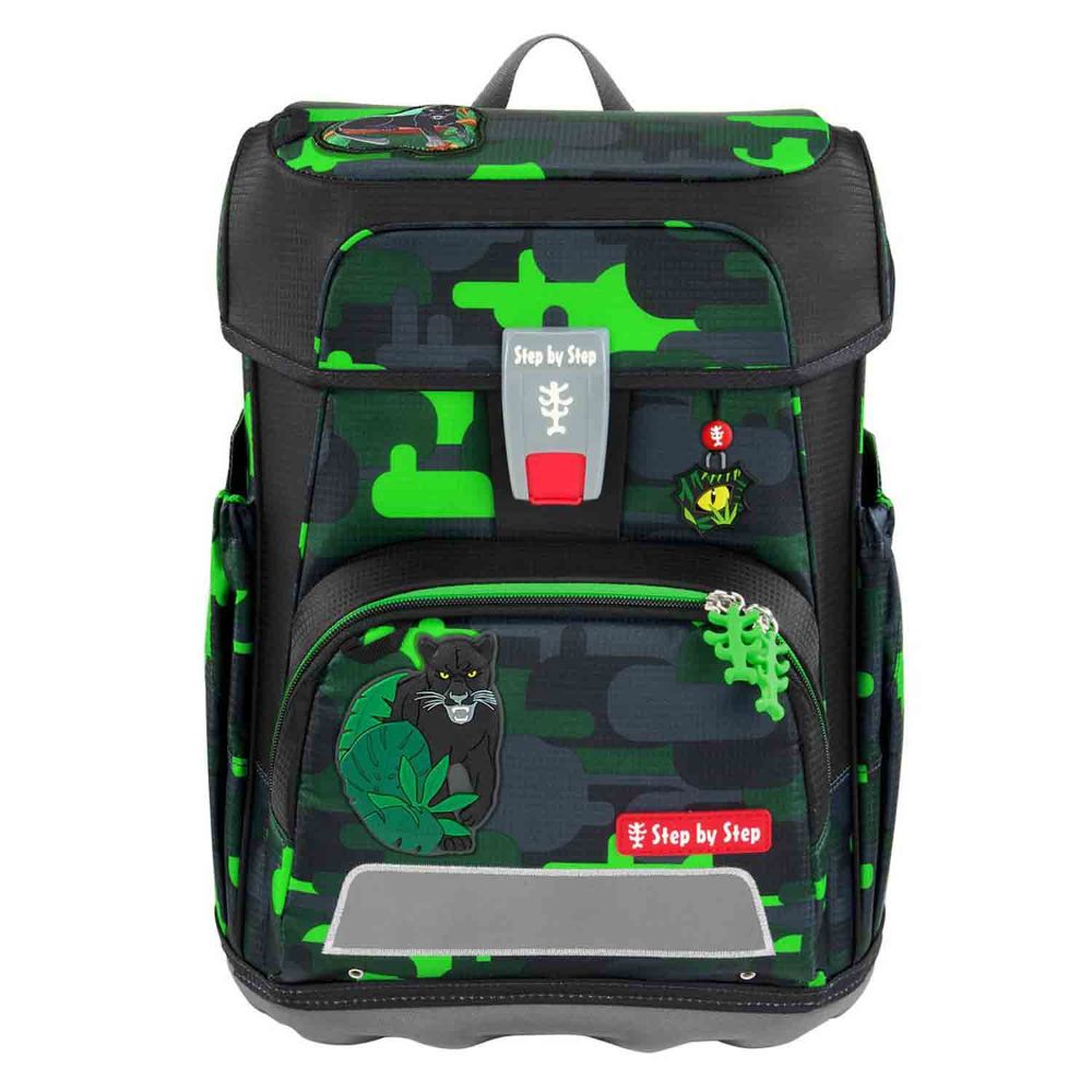 Step by Step Cloud Black Cat Chiko Schulranzen Set 5tlg.