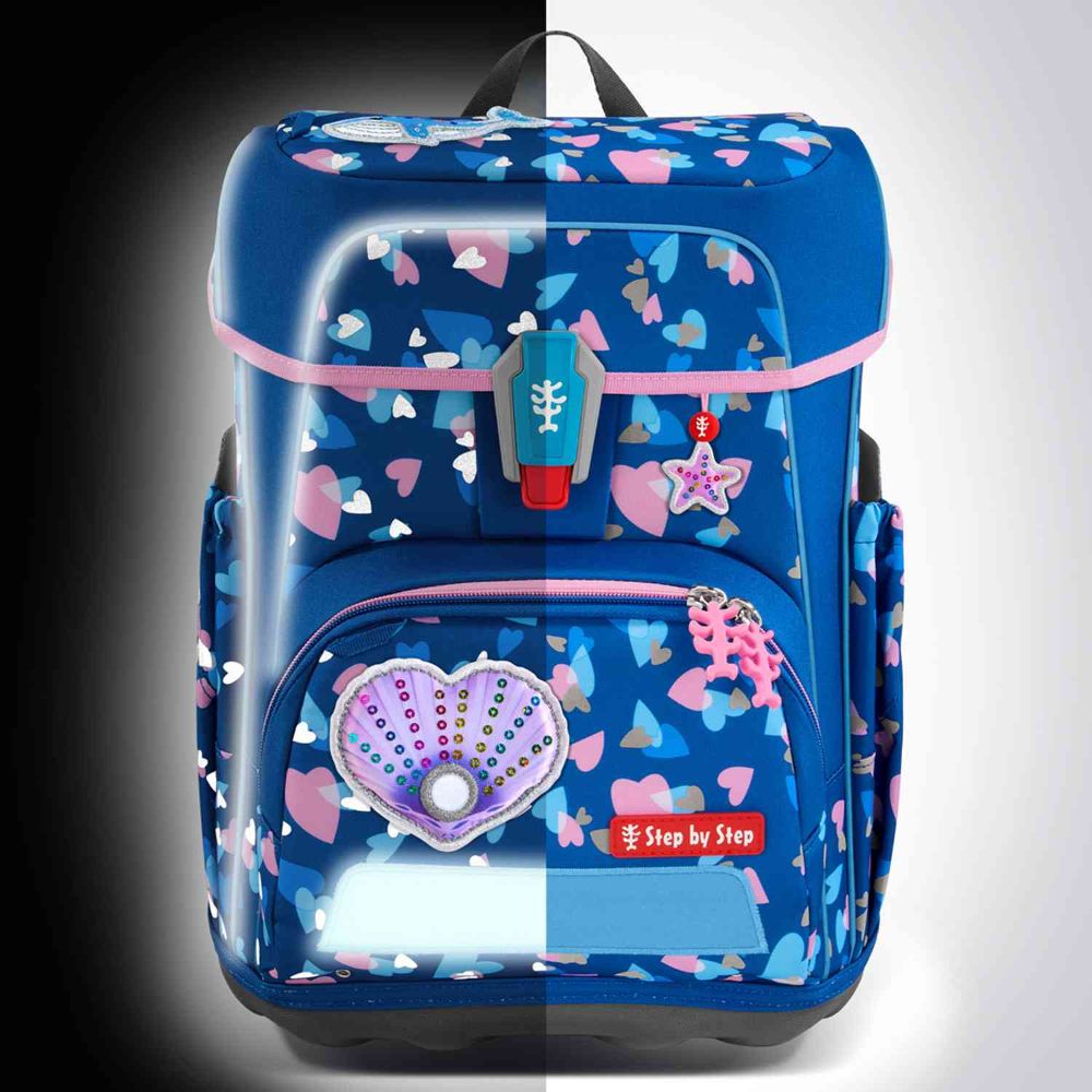 Step by Step Cloud Reflect Seashell Pearl Special Edition Schulranzen Set 5tlg.