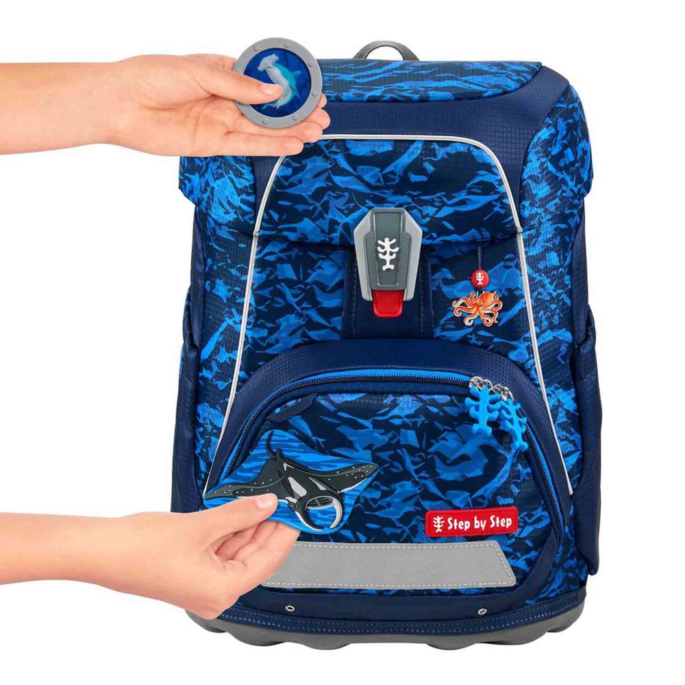 Step by Step Fit Manta Rio Schulranzen Set 5tlg.