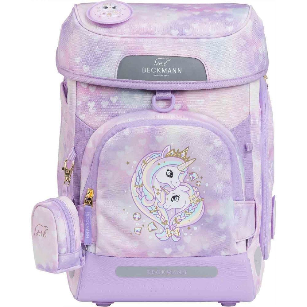 Beckmann Plus Air Unicorn Princess Purple Schulranzen Set 8tlg.