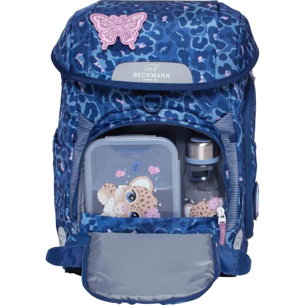 Beckmann Plus Air Cheeta Schulranzen Set 8tlg.