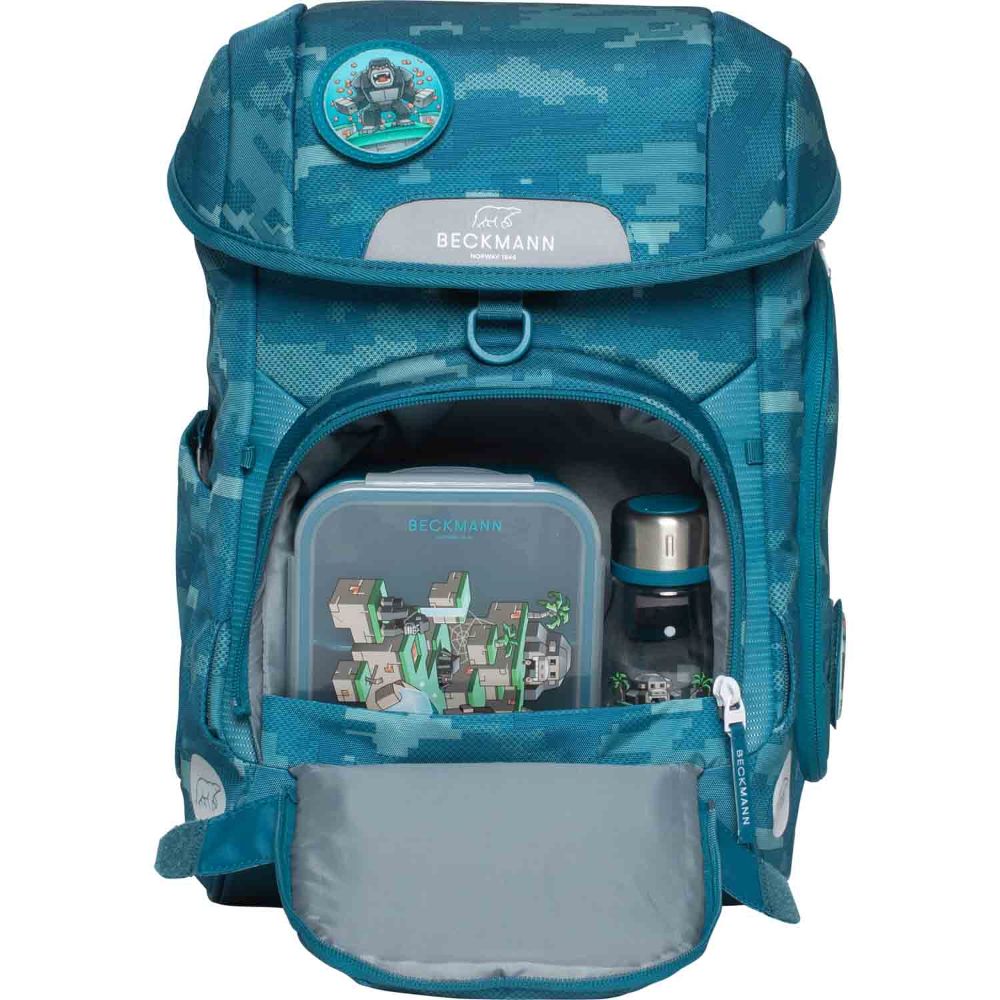 Beckmann Plus Air Jungle Game Schulranzen Set 8tlg.
