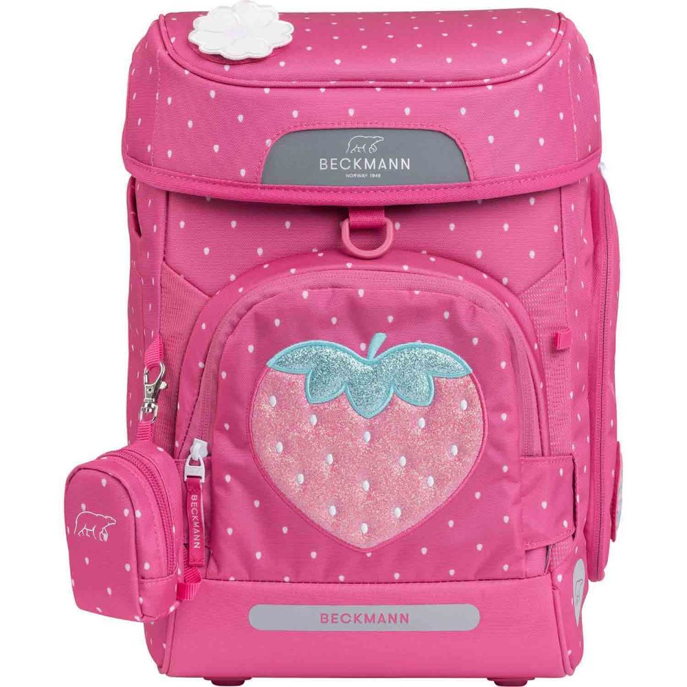 Beckmann Plus Air Strawberry Schulranzen Set 8tlg.