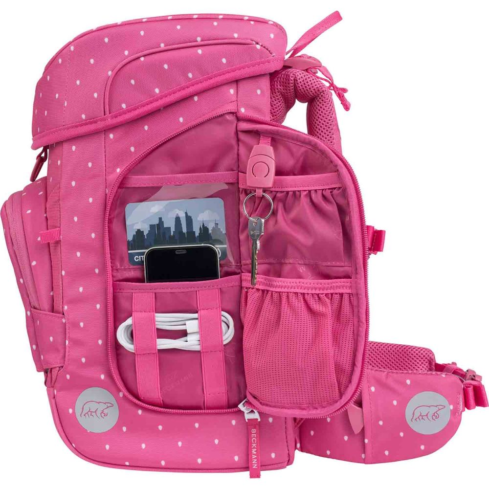 Beckmann Plus Air Strawberry Schulranzen Set 8tlg.