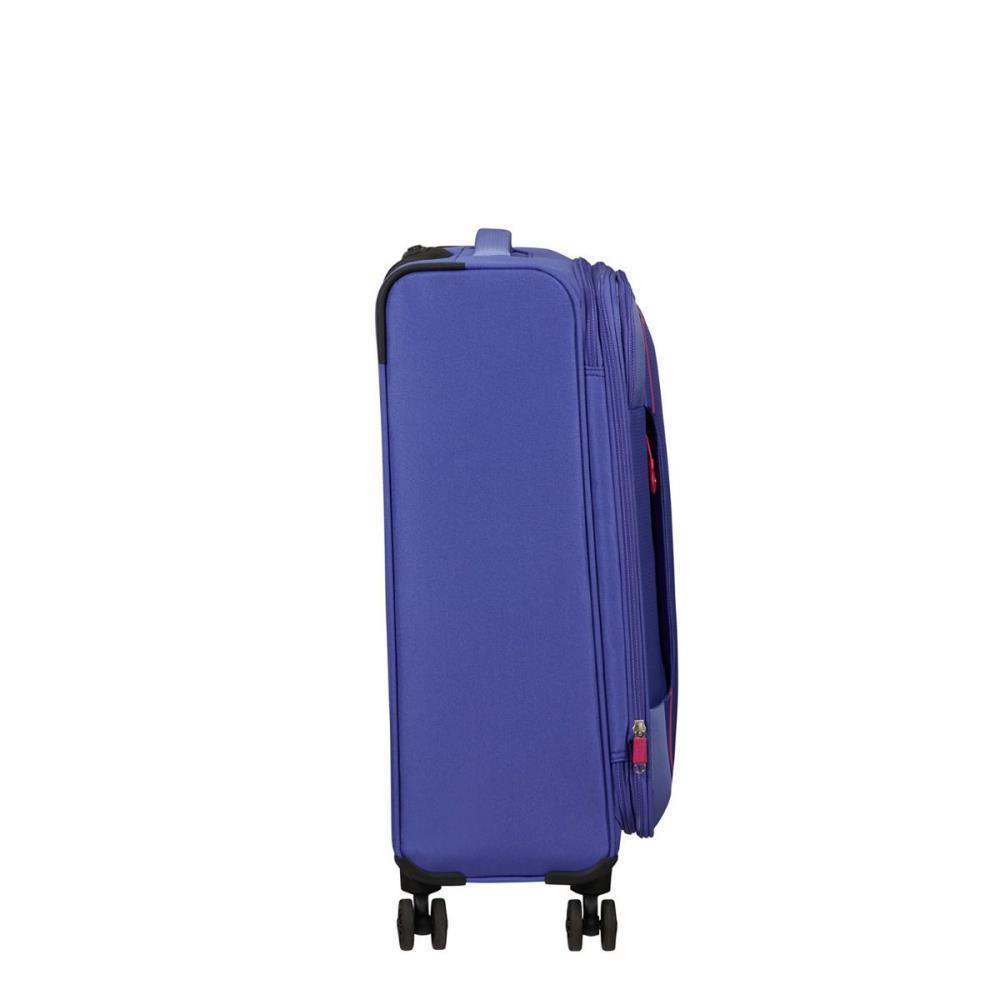 American Tourister Pulsonic Spinner Soft Lilac 4 Doppelrollen Trolley L 81cm
