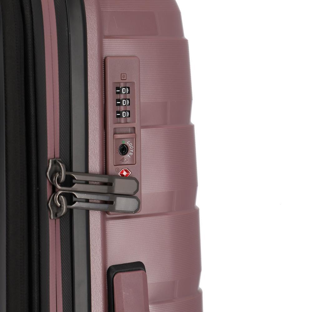 Travelite Air Base Flieder 4-Rollen Trolley M 67cm