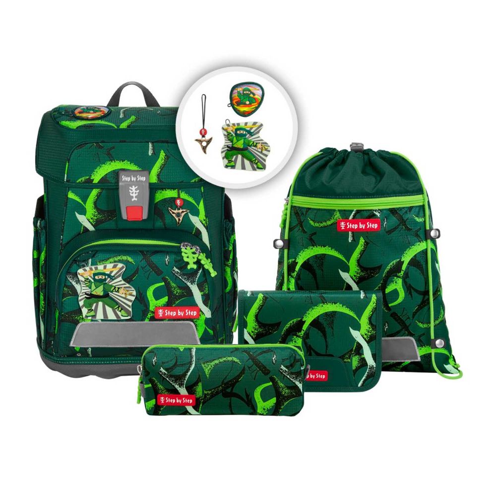 Step by Step Cloud Ninja Akiro Schulranzen Set 5tlg.