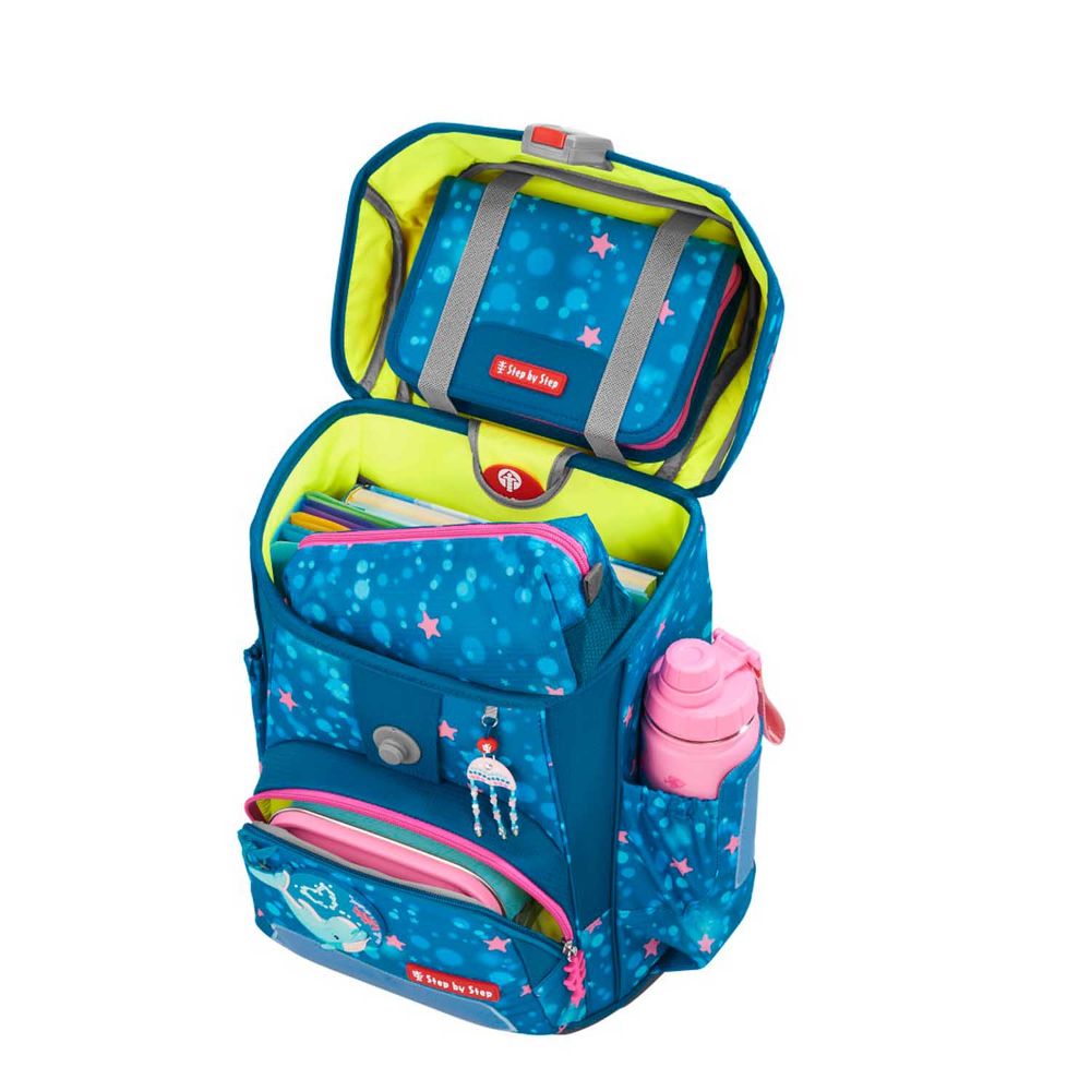 Step by Step Cloud Dolphin Azura Schulranzen Set 5tlg.