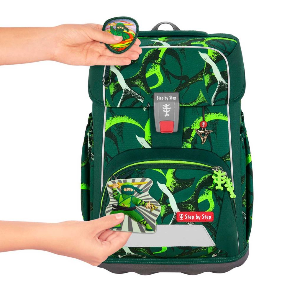 Step by Step Giant Ninja Akiro Schulranzen Set 5tlg.