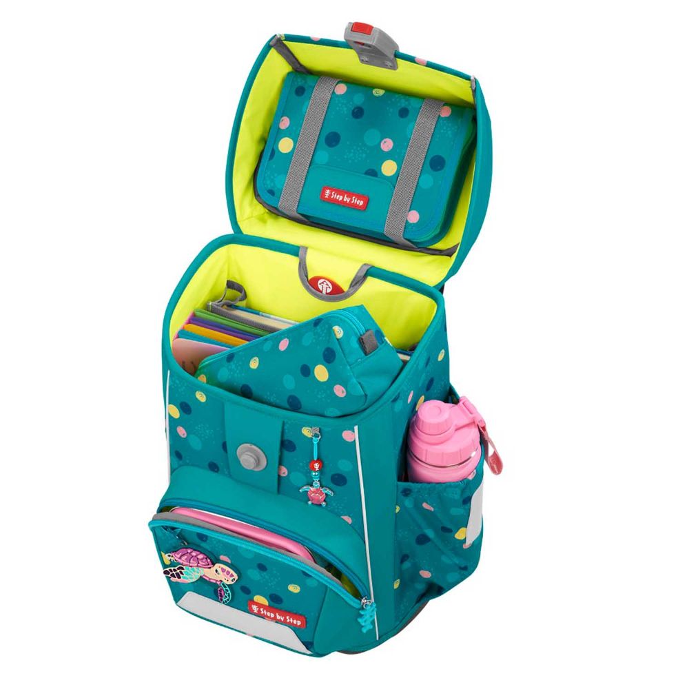 Step by Step Giant Turtle Josi Schulranzen Set 5tlg.