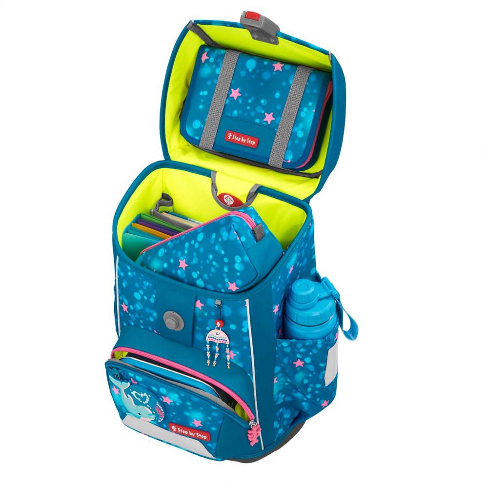 Step by Step Giant Dolphin Azura Schulranzen Set 5tlg.