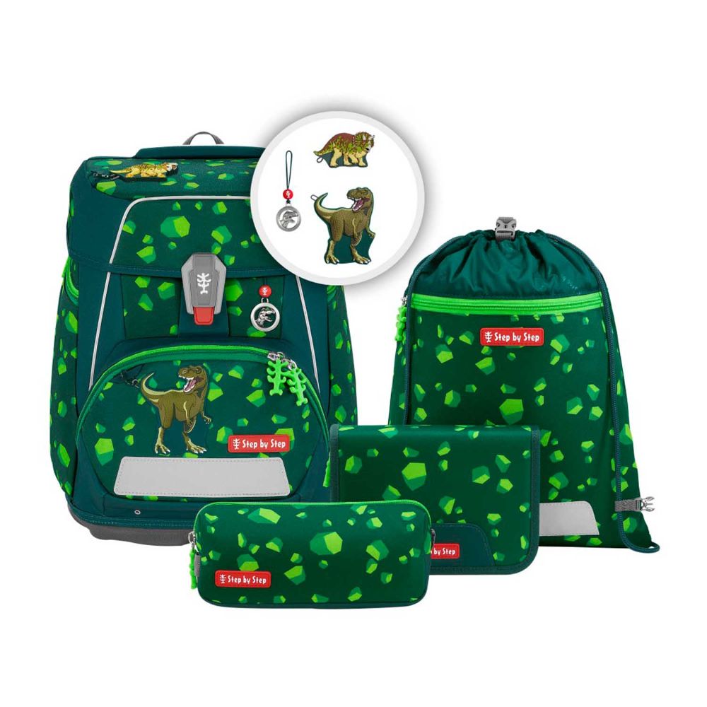 Step by Step Space Dino Targo Schulranzen Set 5tlg.