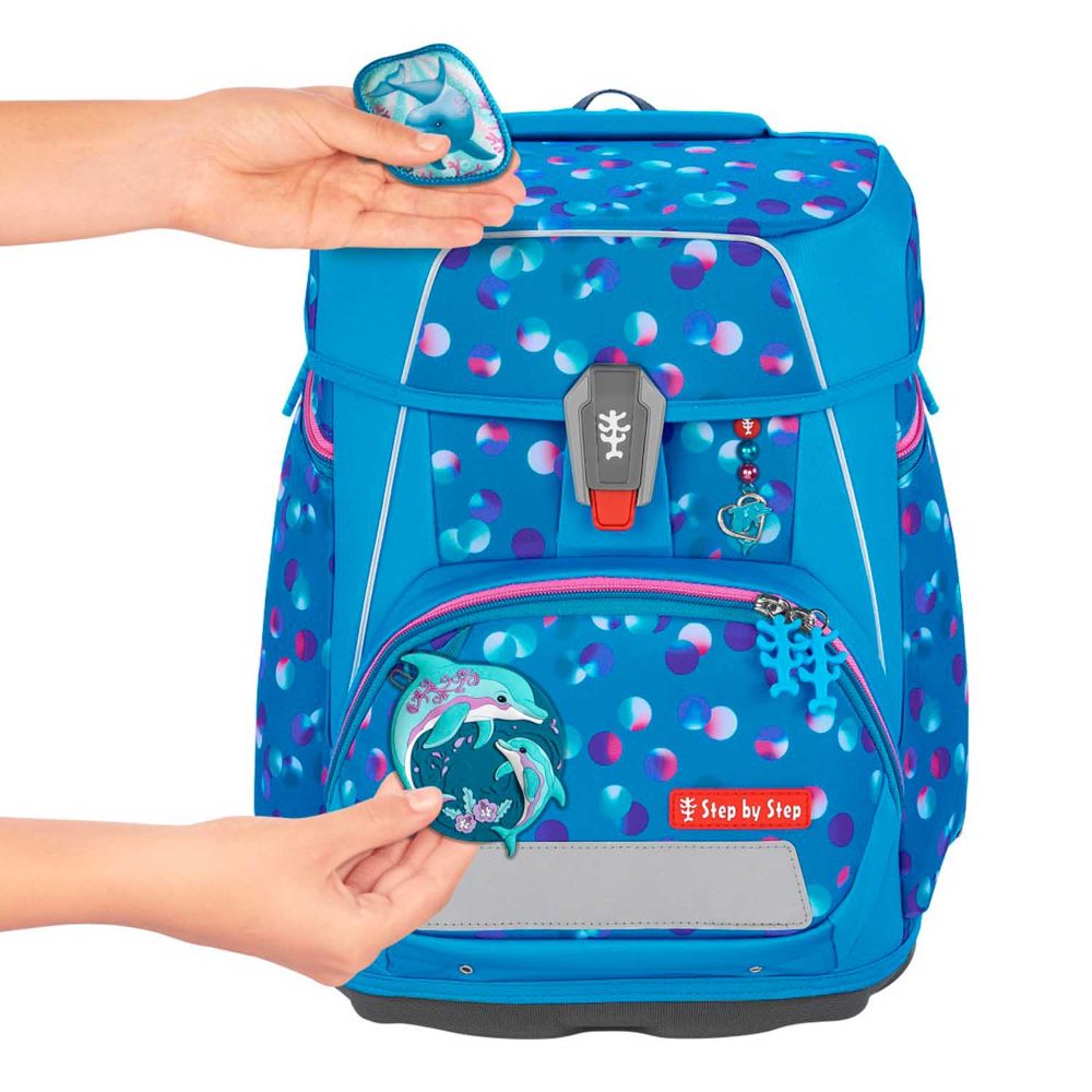 Step by Step Space Dolphin Finja Schulranzen Set 5tlg.