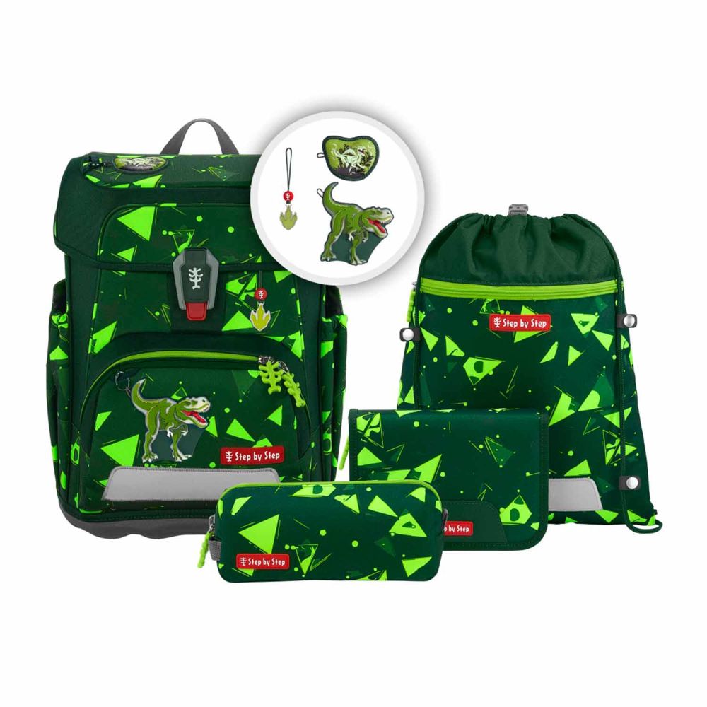 Cloud Shine Dino Tyro Special Edition Schulranzen Set 5tlg.