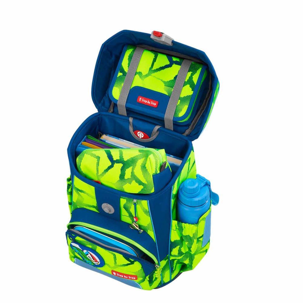 Step by Step Cloud Neon Soccer Leo Special Edition Schulranzen Set 5tlg.