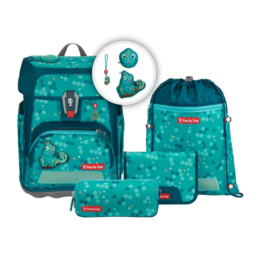 Step by Step Cloud Community Chameleon Joshy Special Edition Schulranzen Set 5tlg.