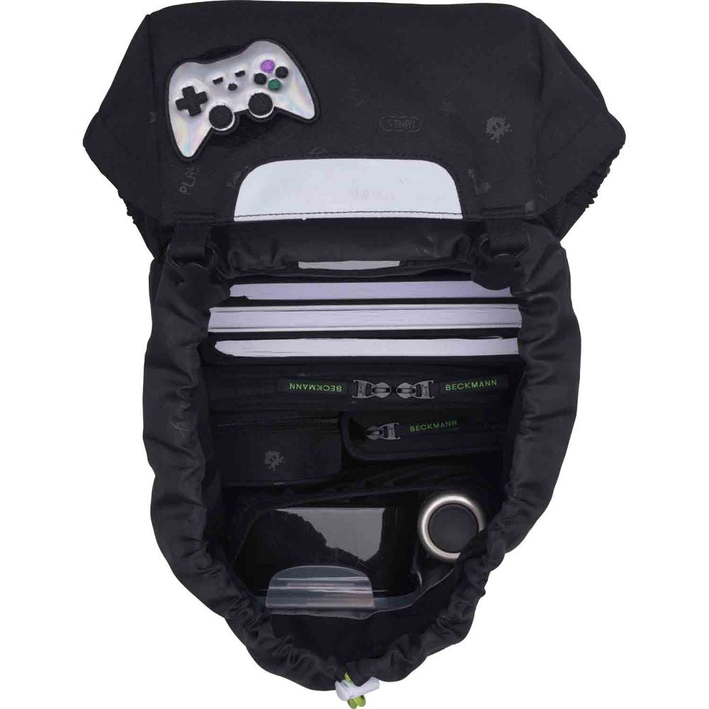 Beckmann Classic Maxi Pixel Schulrucksack Set 8tlg.